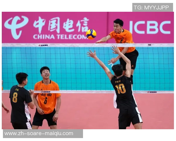 排球—— 男人20岁以下组小组赛:山东队胜河北队 排球—— 男人20岁以下组小组赛:山东队胜河北队